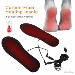 !!! LIVRAISON OFFERTE !!! Semelles Chauffantes T40 à T44 Réf 6905