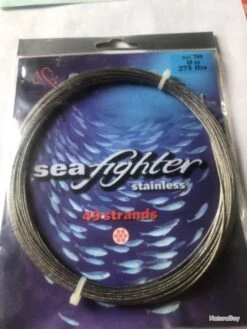 10 M Avançon Acier Sea Fighter Ref 759 275 Lbs .Peche Mer Cannelle