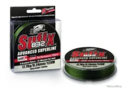 Tresse Sufix 832 Braid L.vis Green 250m Ø 42/100