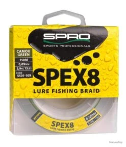 Tresse Spro Spex 8 Brins Camou Green 150M 15/100