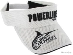 Visière Powerline Jig Power Blanc