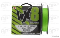 Tresse Powerline Wx8 Chartreuse 0.12 135m