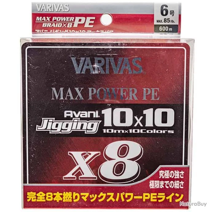 Varivas Avani Jigging 10x10 Max Power 85lb 600m