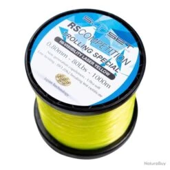 Nylons Sunset RS Compétition Trolling Hi-Visibility - Laser Yellow - 1000 M - 0.90 Mm / 36.28 Kg