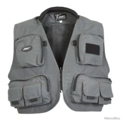 Gilet De Pêche MDC Diplomat V2 Gris