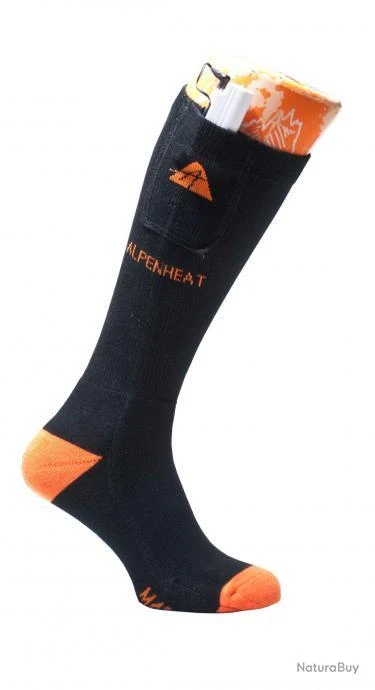 ALPENHEAT Chaussette Chauffantes Seul Coton M – Image 3